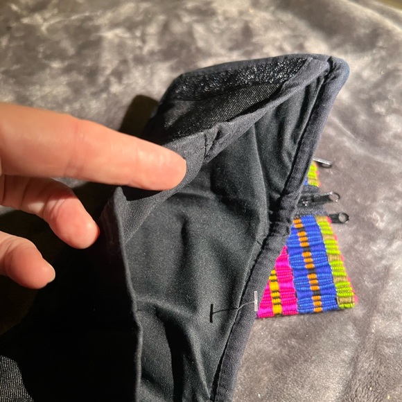 Laced tote, Mayan Fine Handcrafts - scarf wallet, coin purse bundle - Picture 7 of 12